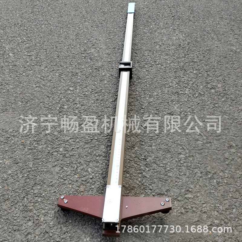 铁路用轨距尺测量轨道水平方尺精密钢轨1435mm矿山工具测量支距尺