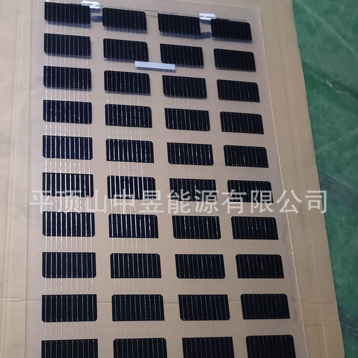 高透光伏组件透明光伏板40%透光率150W单晶硅太阳能光伏组件160W