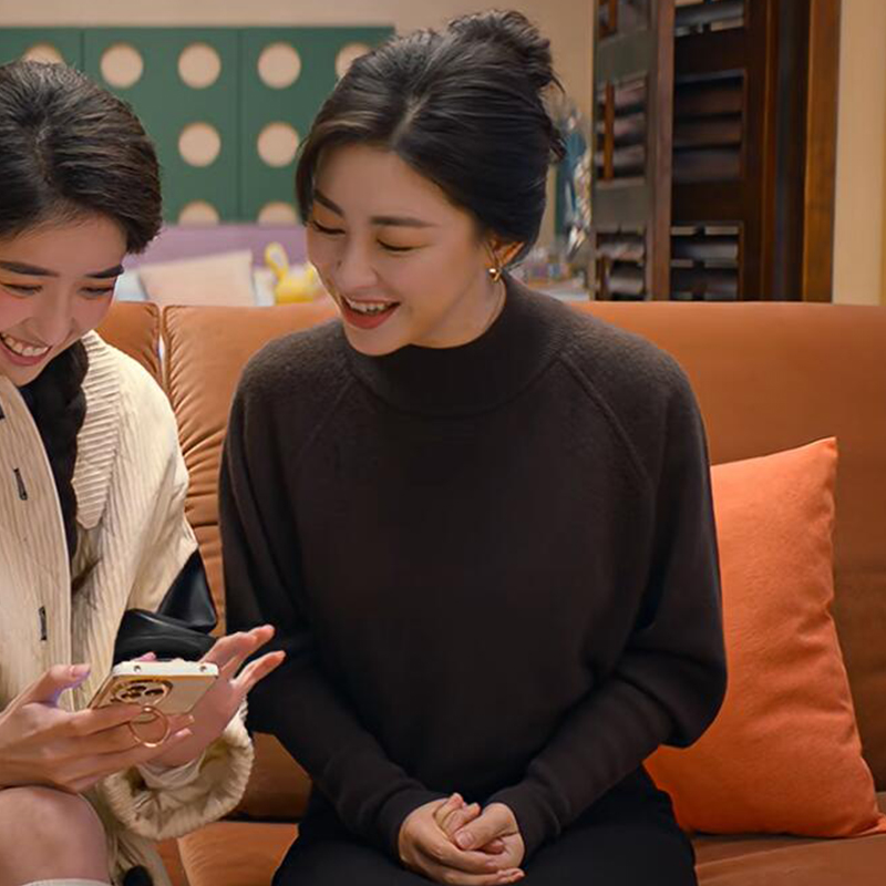 他为什么依然单身同款毛衣打底衫