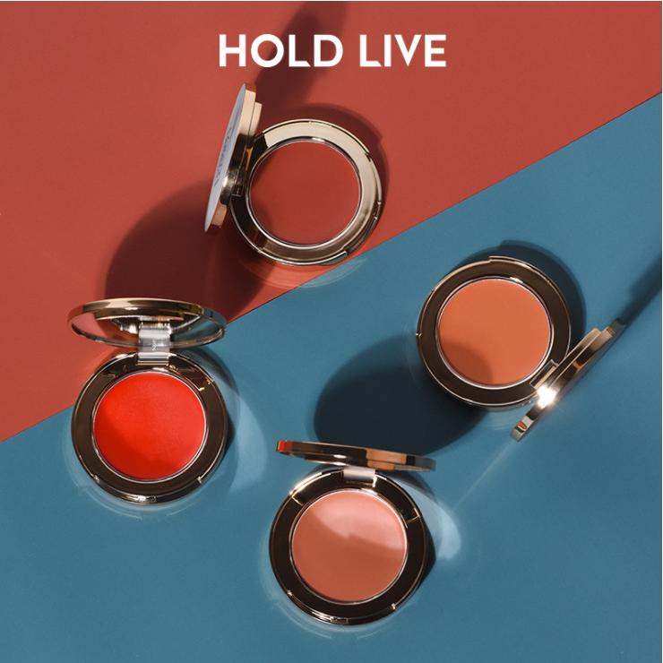 HOLDLIVE丝缎柔雾腮红膏初学者
