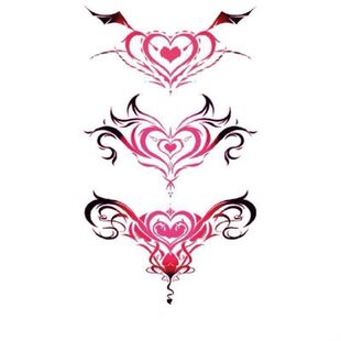 魅魔纹身贴女性感阴部贴纸可洗情侣成人纯欲风果汁一次性