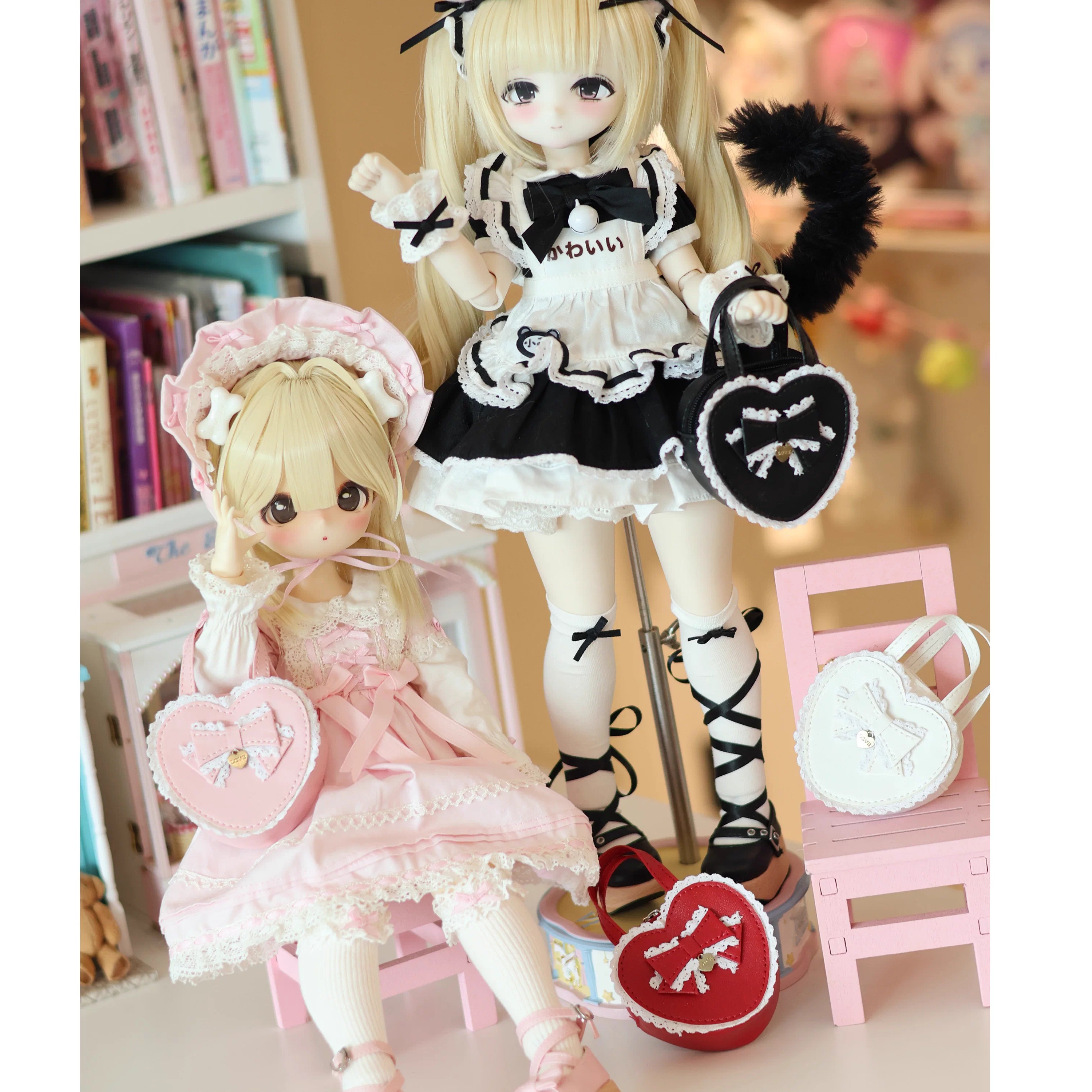 爱心4分6分娃用包娃包道具