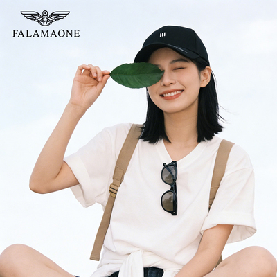 法莱阿玛尼夏季宽檐显脸小棒球帽