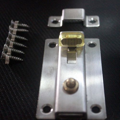 一件代发不锈钢弹簧插销明装房门卫生间隔断门栓