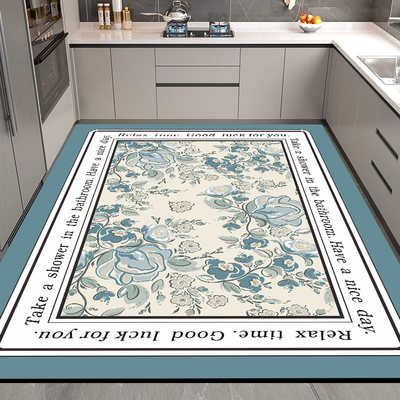 厨房专用地垫大面积全铺可擦免洗防油防水地面防滑耐脏可裁剪脚垫