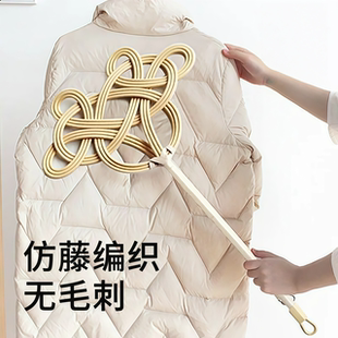 被拍子晒被子拍打器羽绒服藤编如意拍子藤条神器除尘家用棉被掸子