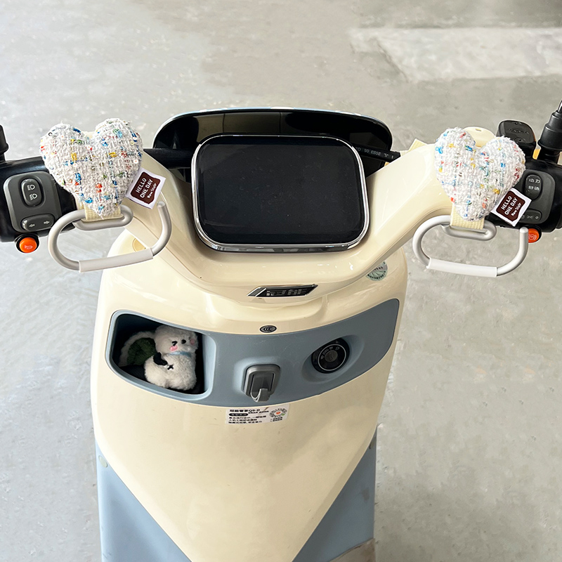 爱玛小牛飞机把手车前加长扣九号