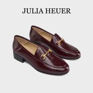 Heuer朱莉亚赫尔金箍扣高跟乐福鞋 Julia 通勤女单鞋 2026新品