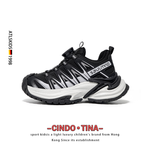 官网saulmnokids童鞋儿童运动鞋2026春款女童老爹鞋透气男童鞋子