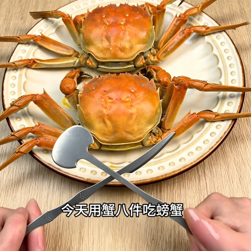 中秋不锈钢蟹八件剥蟹神器