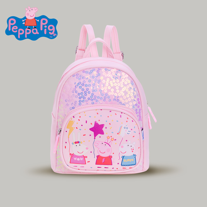 软萌可爱包包小猪佩奇轻盈飞起