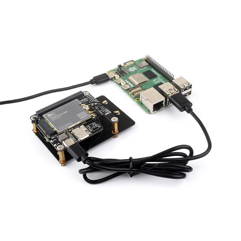 PCIe转5G/4G/3G扩展板扩展套件 高速上网SIMCom/移远 直连树莓派5
