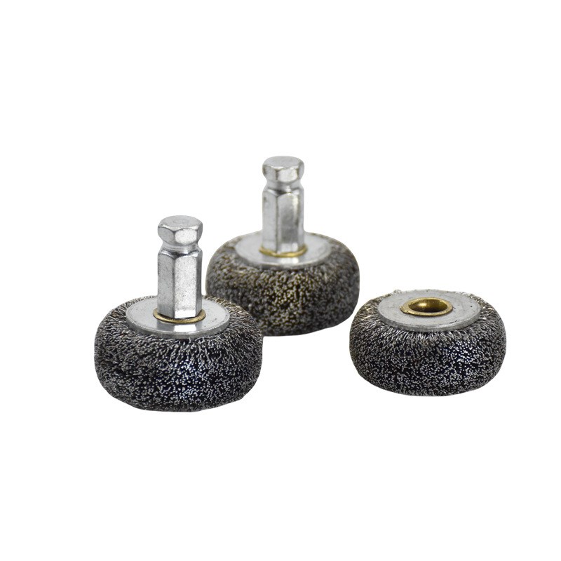 气动低速轮胎钢丝磨轮刷打磨轮火补热补打磨头电动打磨机软钢丝刷