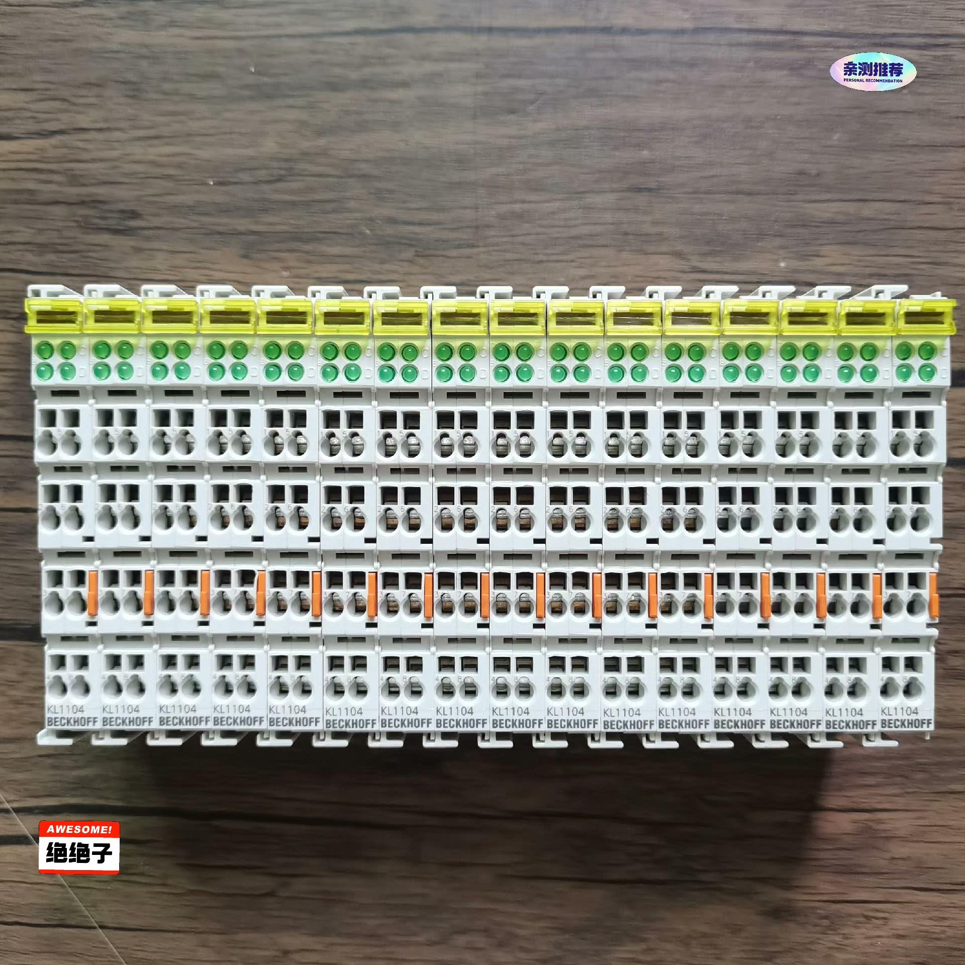 倍福PLC模块 KL1104 原装拆机，成色充新，功能包好，