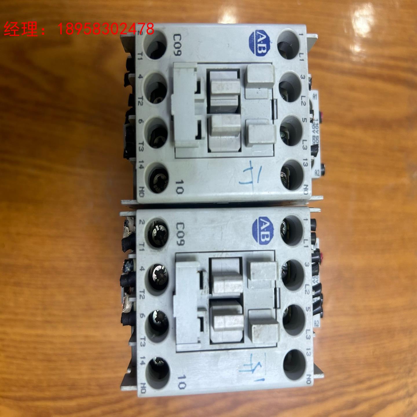 AB罗克韦尔接触器型号100－C09*10拆机包好，成色如图