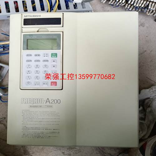 【荣强工控】三菱变频器FR-A220E-5.5KP, 拆机，成色非常新，