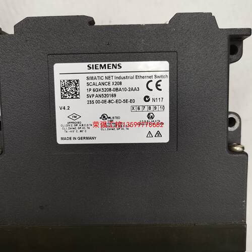 【荣强工控】西门子6GK5208-0BA10-2AA3、