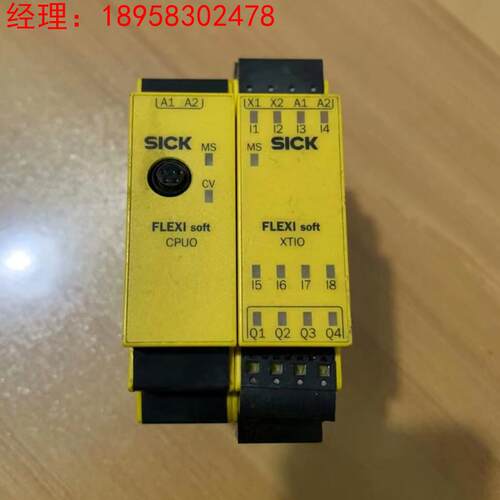 SICK继电器FX3-CPU000000 FX3-XTIO84002 拆机