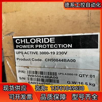 CHLORIDE电源保护器UPSA3000-19