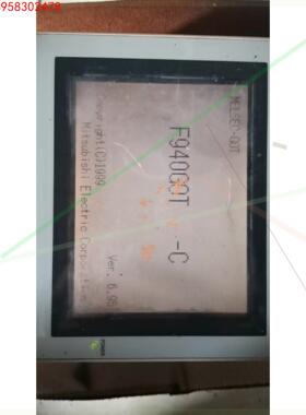 拆机三菱F940GOT-SWD-C实物拍摄 成色如图，通电开