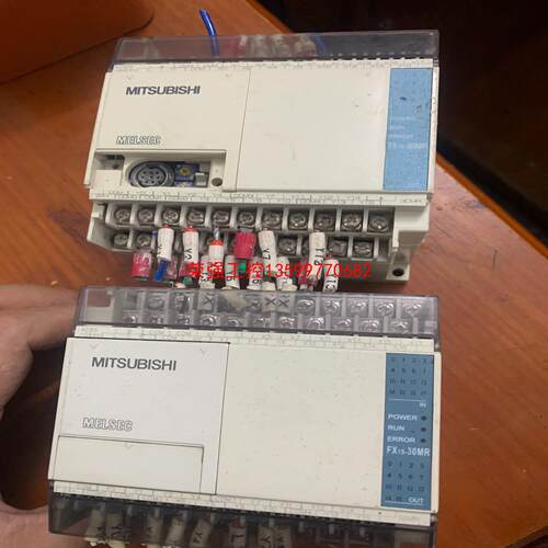 【荣强工控】三菱PLC-FX1S-30MR-001 有两个 拆机件 成色