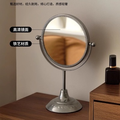 梳妆台化妆镜2025新款轻奢高级感