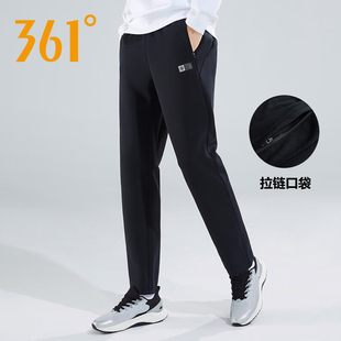 男士 子针织休闲卫裤 长裤 加绒宽松直筒裤 男 2025秋冬季 361运动裤