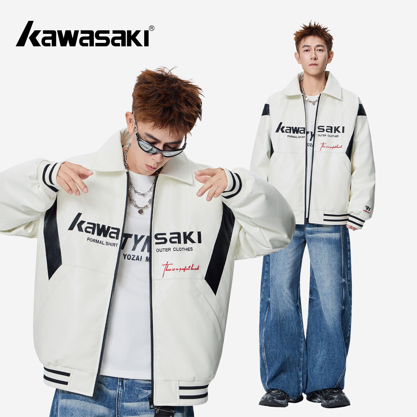 Kawasaki川崎90绒美式复古羽绒服