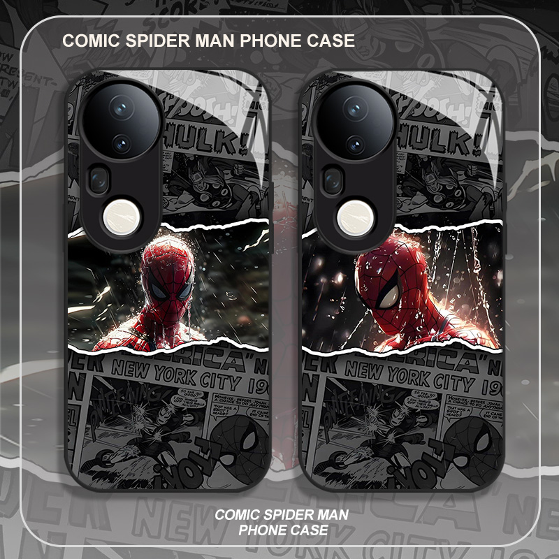 漫画蜘蛛侠手机壳适用vivo系列