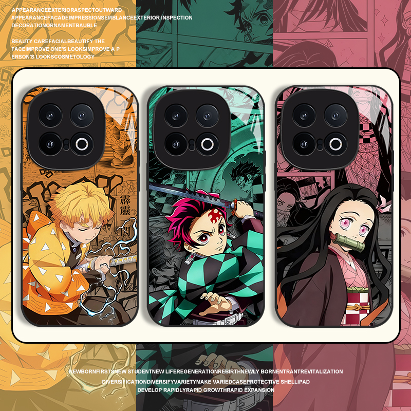 漫画鬼灭之刃手机壳适用iqoo系列