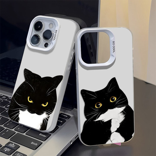奶牛猫手机壳适用华为系列