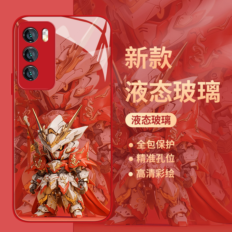 红色高达手机壳适用iqoo系列