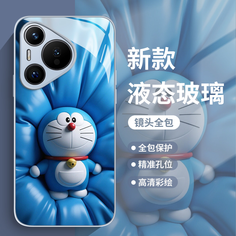 哆啦a梦手机壳适用华为列
