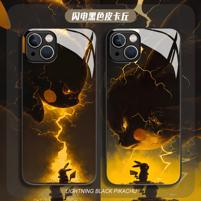 闪电皮卡丘手机壳适用苹果系列