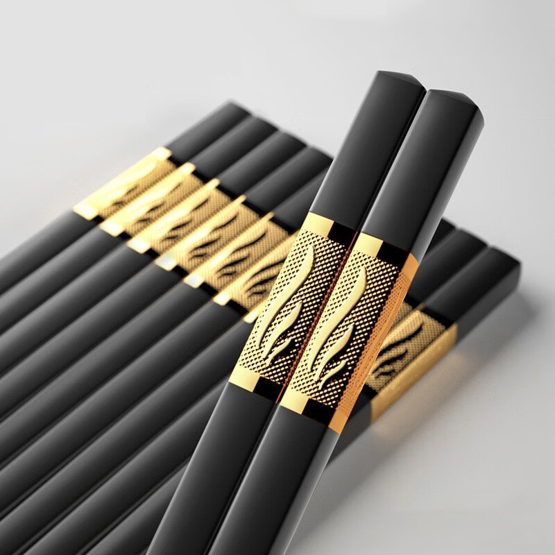 抗菌合金筷家用高档酒店商用餐饮