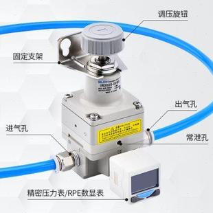 BLCH百灵气动精密调压阀高压气体减压气压IR2020调节阀数显稳压阀