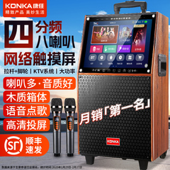 康佳广场舞音响带显示屏户外音箱K歌家用唱歌家庭KTV卡拉OK一体机