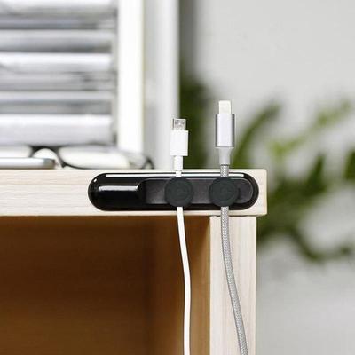 bcase磁吸扣理线数据线收纳器线夹桌面手机充电线固定器车载用品