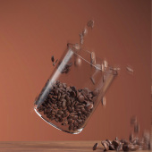 咖啡豆保存罐密封罐玻璃食品罐子零食储物瓶子带盖五谷杂粮收纳罐