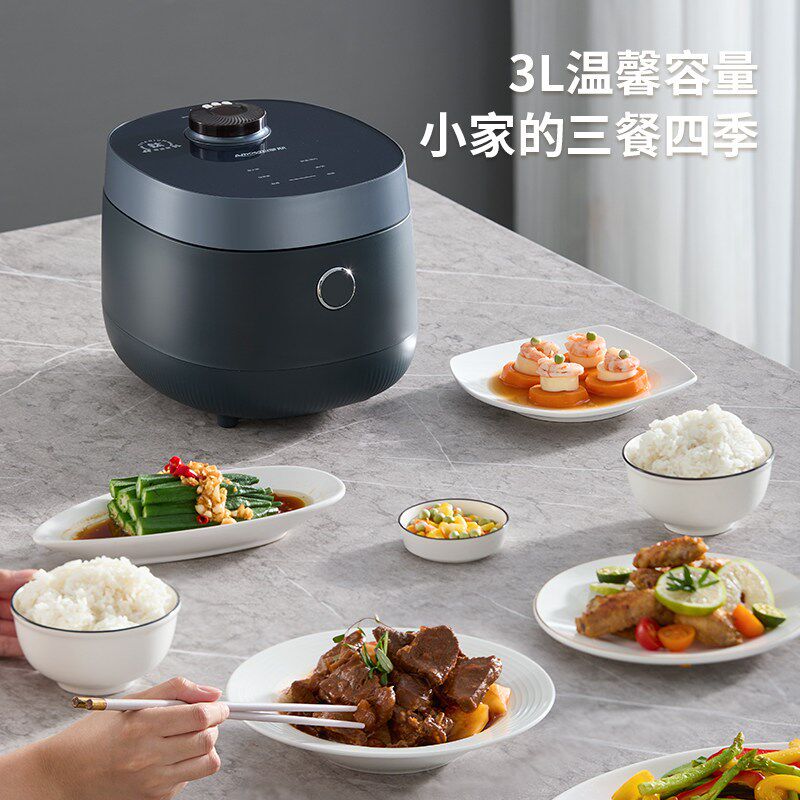 亚摩斯IH电饭煲家用纯钛0涂层微压电饭锅多功能无涂层饭锅3到4人