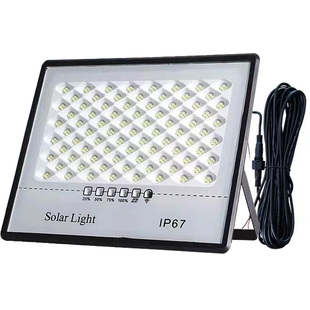 精选太阳能9-24v户外防水灯头组装配件LED投光灯农村室外庭院单卖