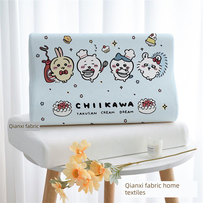 精选Jiyikawa乳胶枕套40X60一包儿童枕套30X50单记忆枕头核心衬垫