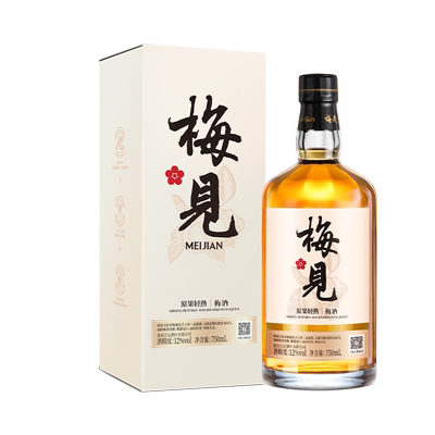 梅见青梅酒白梅见750ML礼盒装12度微醺女生果酒低度数女士甜酒