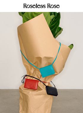 RoselessRose头层牛皮卡包项链包腰包单肩斜挎