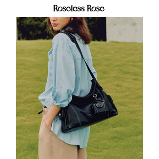 【新年礼物】RoselessRose云感hobo包植鞣牛皮小众斜挎通勤托特包