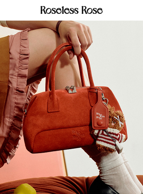 【新年礼物】RoselessRose波士顿包小众保龄球包女手提斜挎包小众