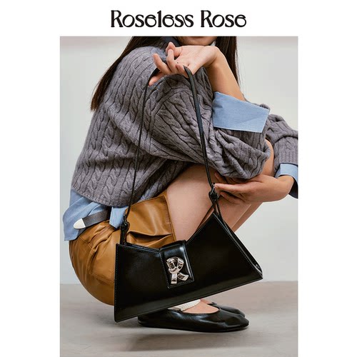 roseless腋下包斜挎黑色