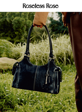 【新年礼物】RoselessRose奇遇系列织语托特包头层植鞣牛皮编织女