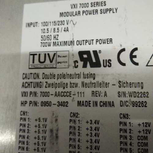 议价VXI 模块电源 7000-AACCCE-111