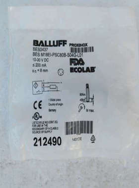 议价巴鲁夫BALLUFF传感器 BES M18EI-PSC80B-S04G-L01BES0437